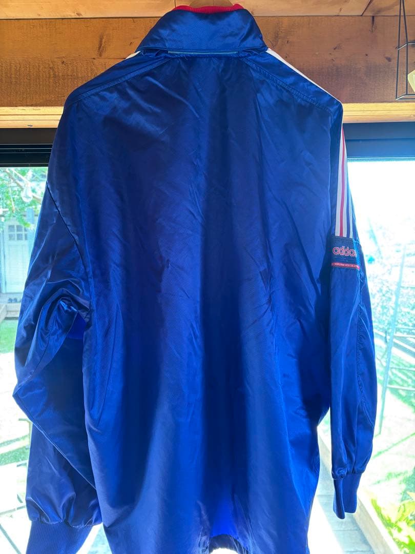 adidas 青 ウィンドブレーカー（90年代）
