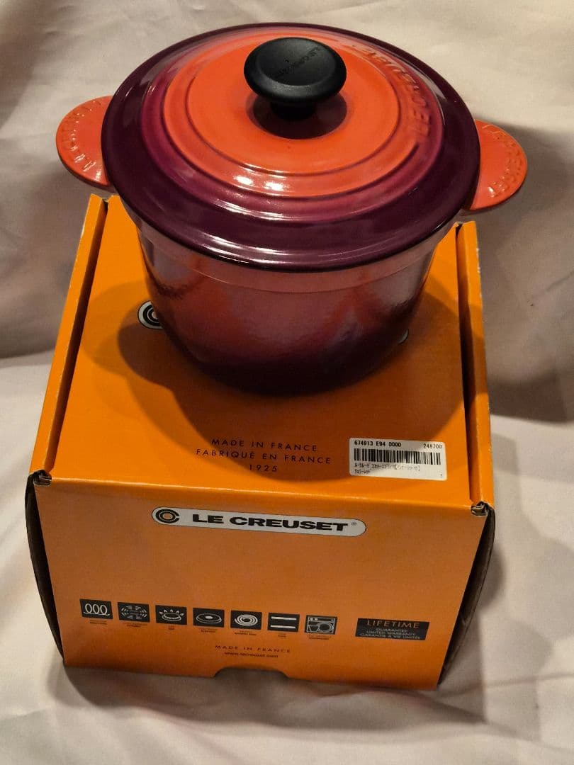 ル・クルーゼ ココットエブリィ18インナーリッド付チェリーレッド