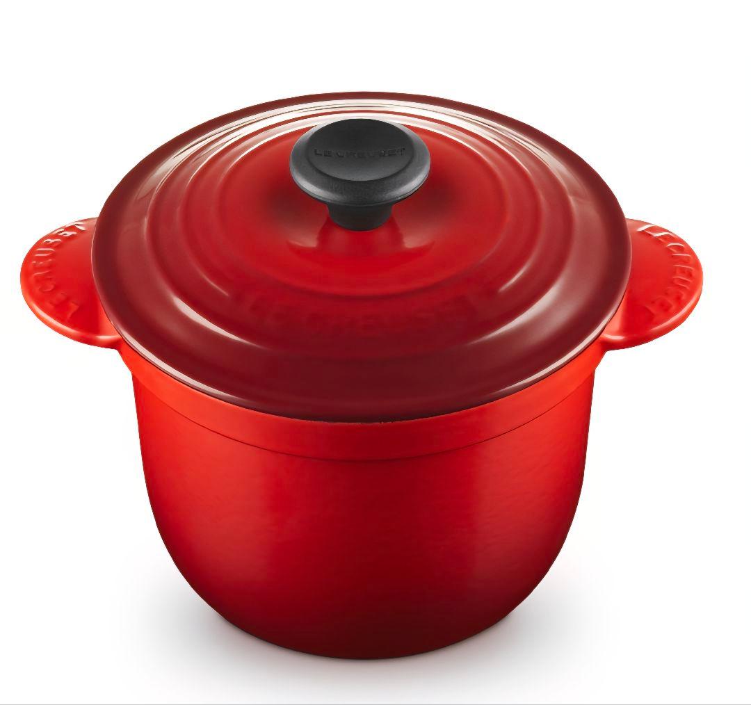 ル・クルーゼ ココットエブリィ18インナーリッド付チェリーレッド