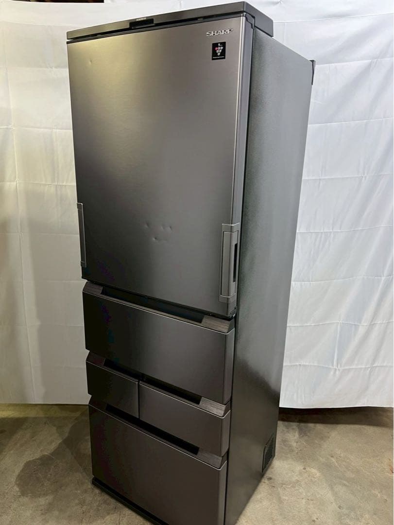 SHARP 5ドア冷蔵庫 SJ-MW46J-H 2021年製 457L 両開き