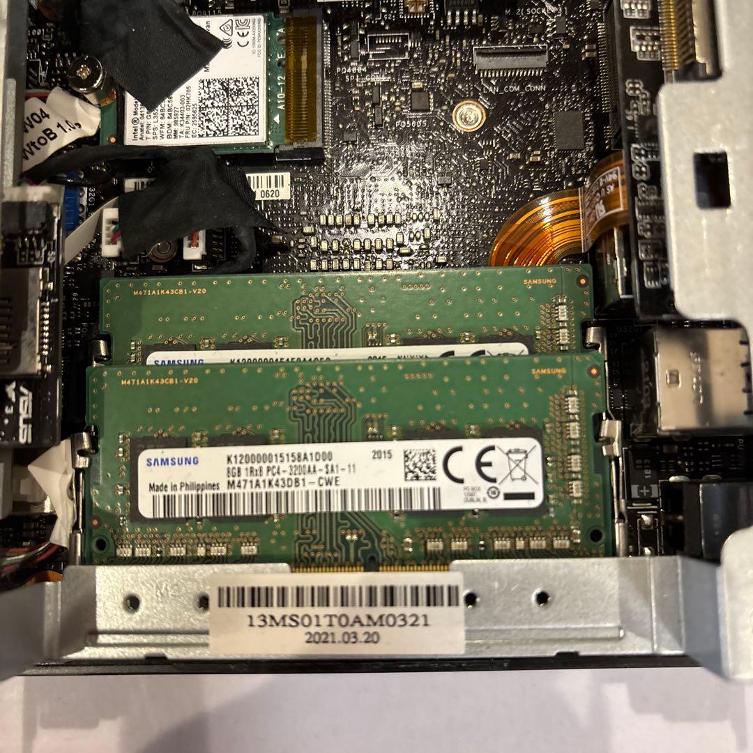 ASUS ミニPC PN50 /Samsung製DDR4-3200 8g×2枚付