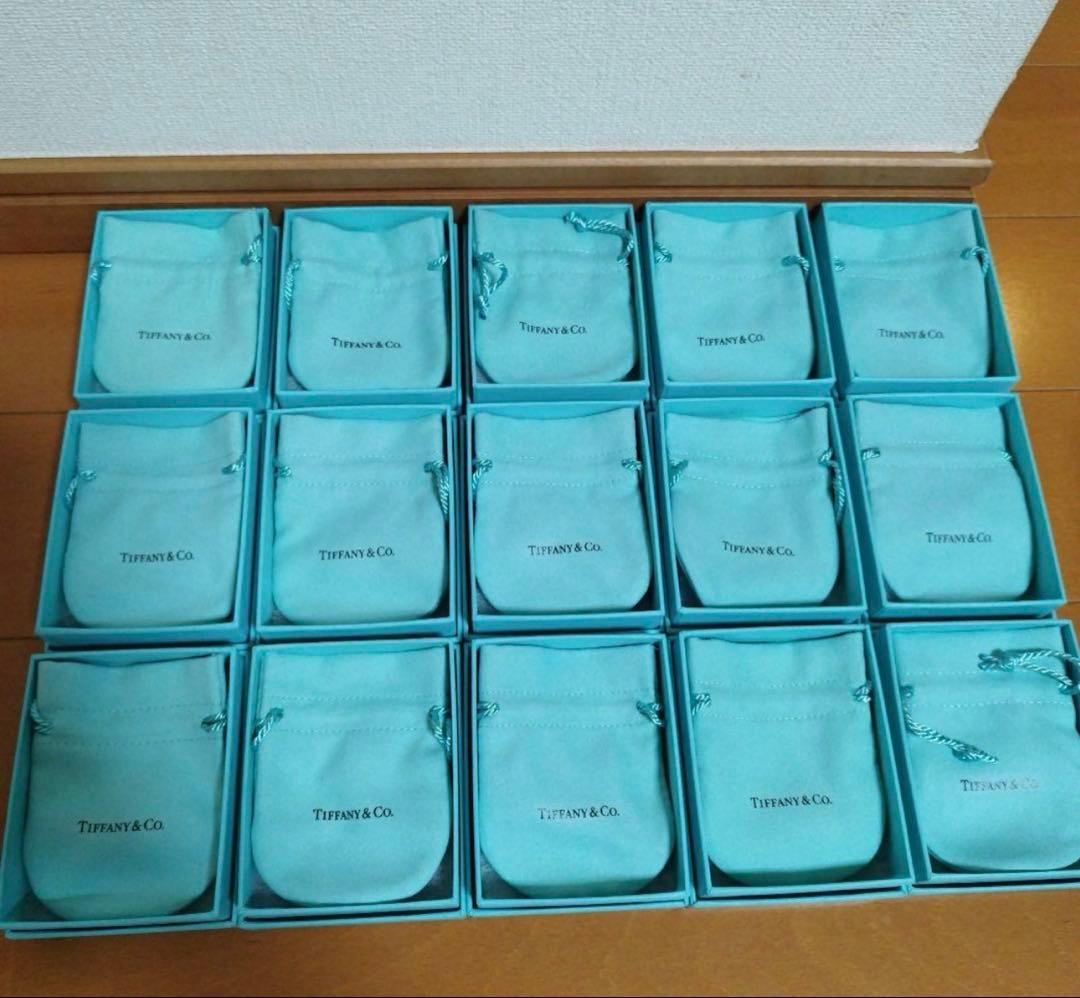 現行品Tiffanyティファニー空箱巾着15セット