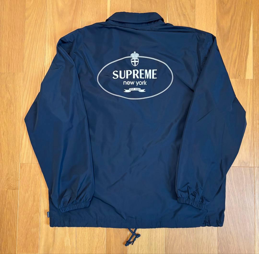 Supreme Crest Coaches Jacket Navy Mサイズ