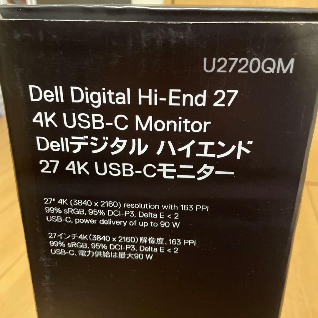 ［美品］Dell 27インチ 4K USB-Cモニター U2720QM