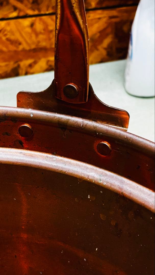 銅鍋山菜鍋36型　ツル付き