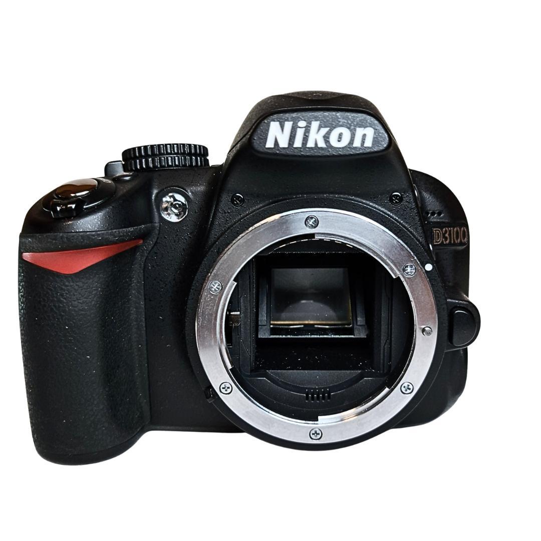 Nikon D3100 デジタル一眼レフ　レンズ　スマホケーブル　SDカード付