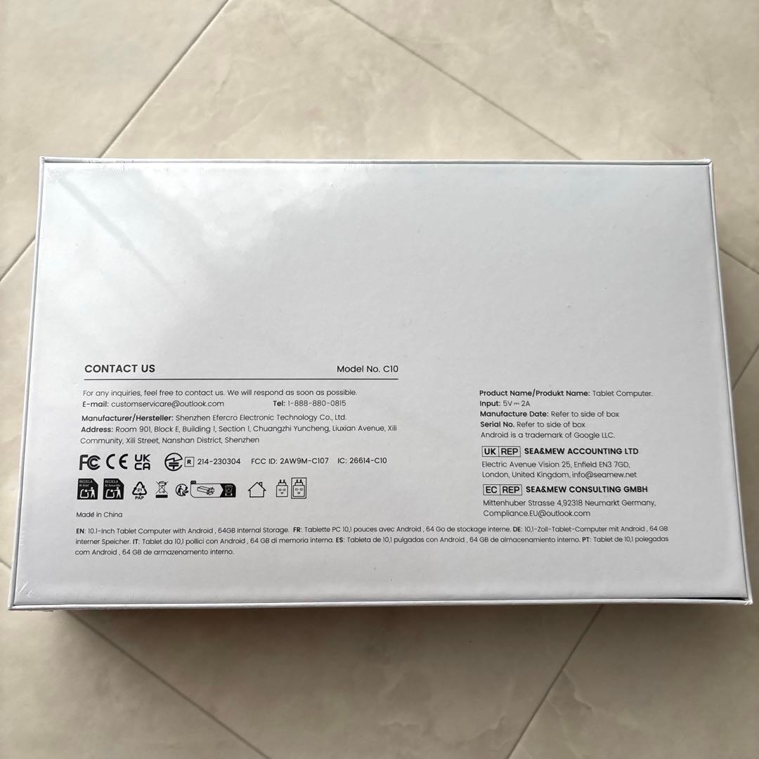 【新品】タブレット 10インチ★wi-fi Android 15 大容量 高画質