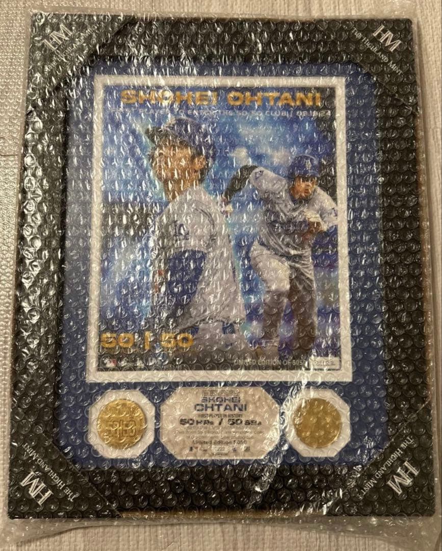 【奇跡のゾロ目2222】大谷翔平 50-50フォトミント＆ゴールド セット