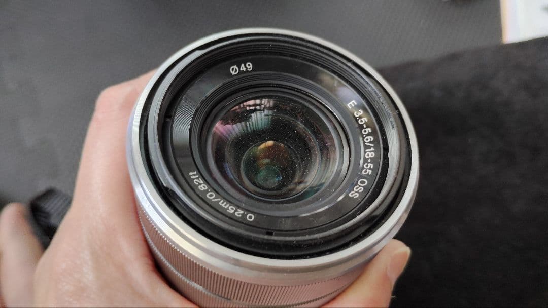 SONY NEX-5 ミラーレスカメラ E 55-210mmレンズ付き