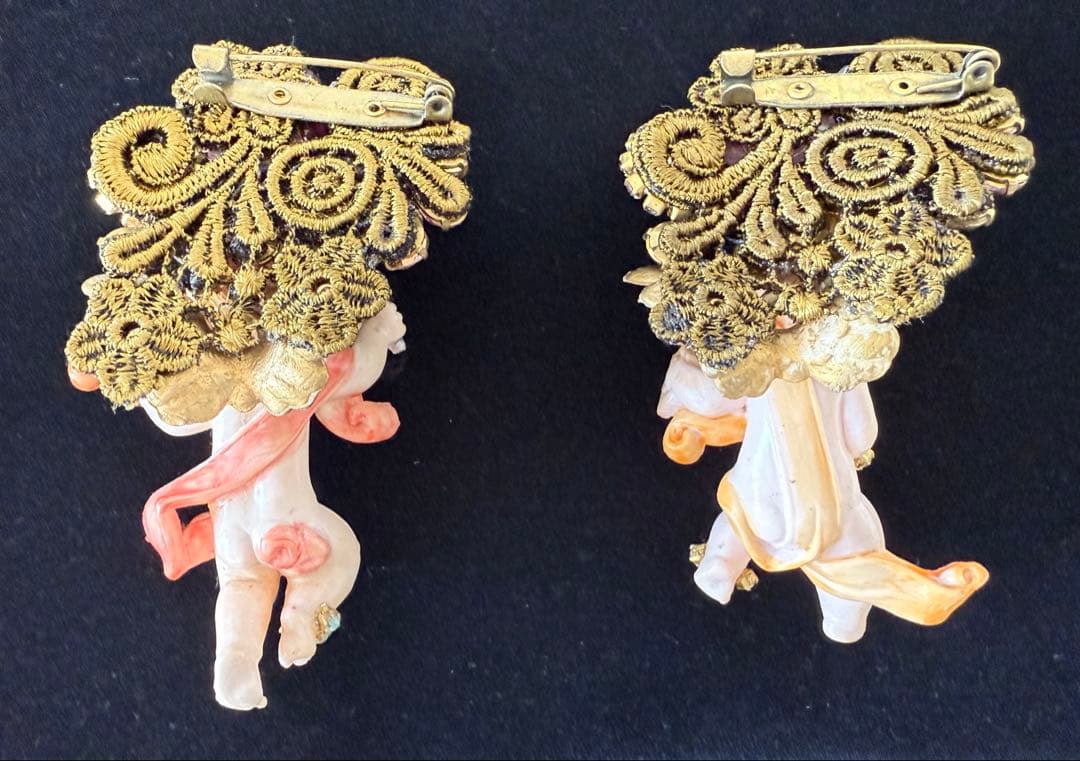 MICHAL NEGRINミハエルネグリン　天使ブローチセット