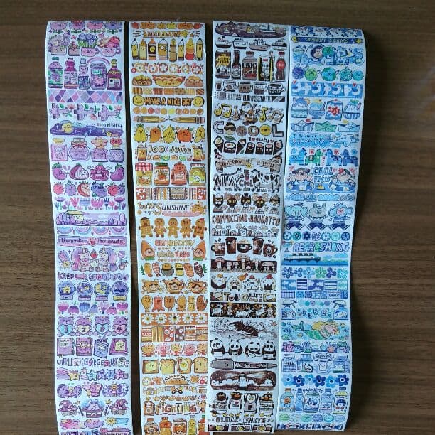 海外マスキングテープ8種類1ループセット