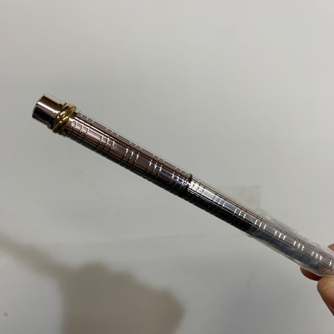 カルティエ 万年筆 ペン先 18K 750 刻印 シルバー ゴールド