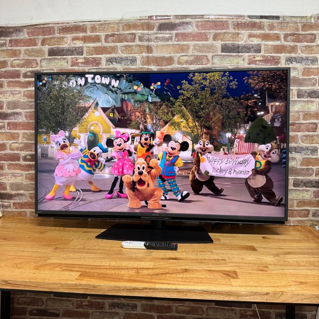 シャープ 55V型 4K液晶テレビ AQUOS 4T-C55EN1 動画アプリ○