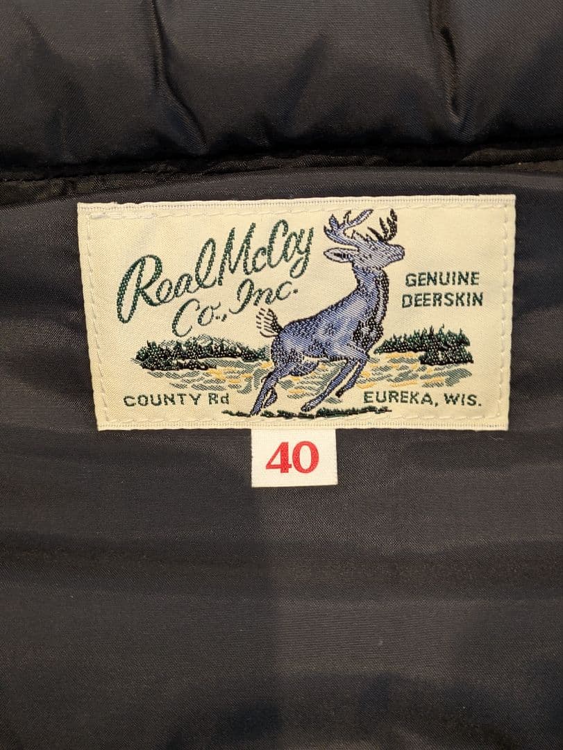 The Real McCOY’s ディアスキン ダウンベスト