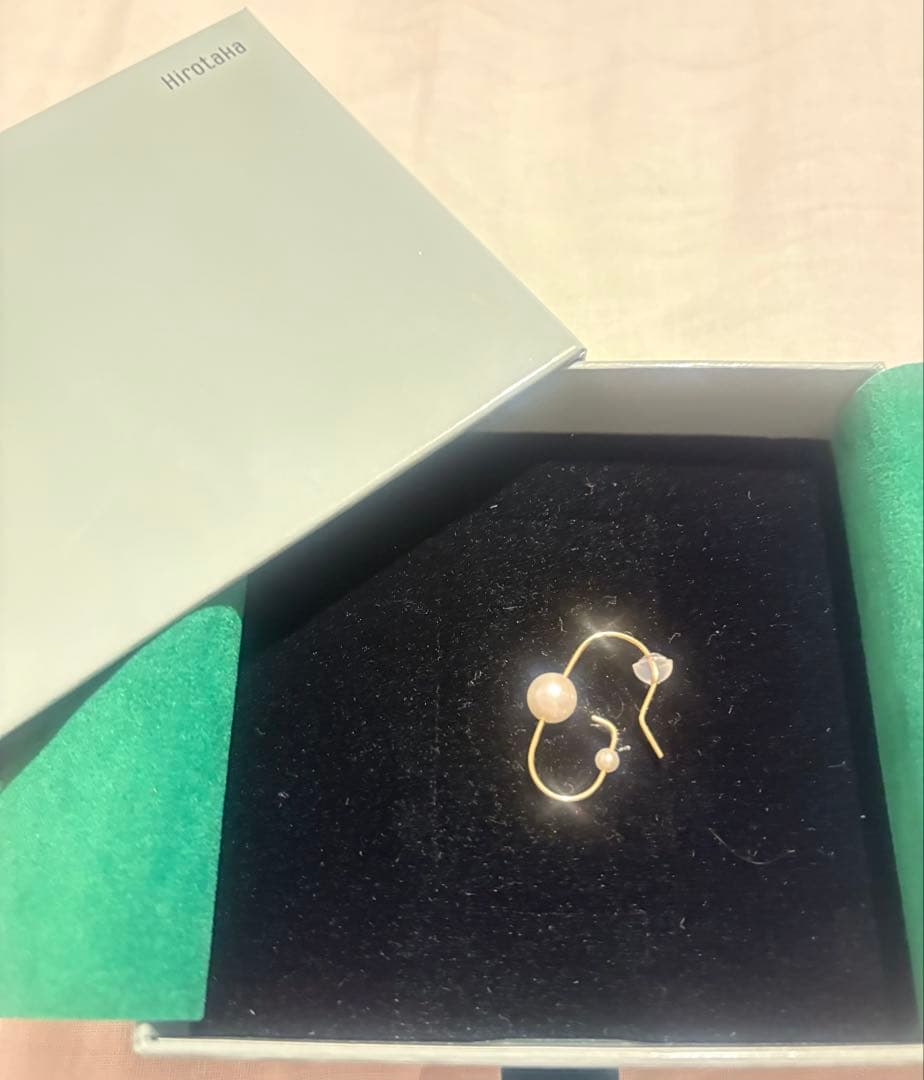 hirotakaヒロタカMIROアコヤパールピアス