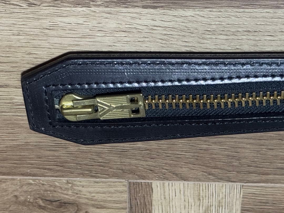 BLACK MEANS キーホルダー スラッパー ロング　スタッズ レザー