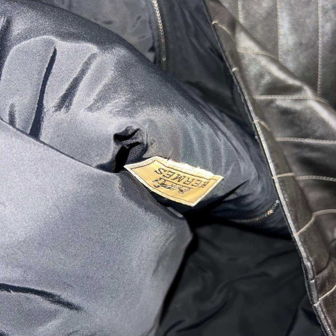 か*ー様 羊革　ジレ　ベスト　エルメス　HERMES