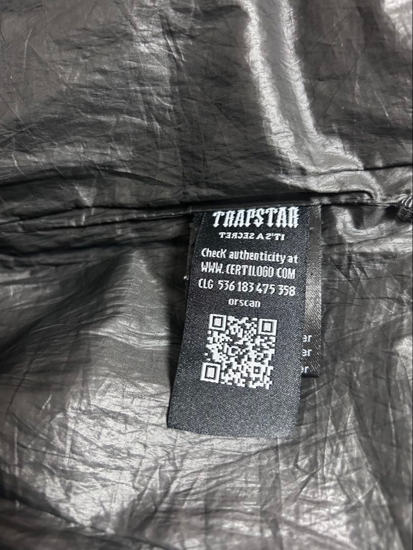 trapstarダウンジャケットsサイズ