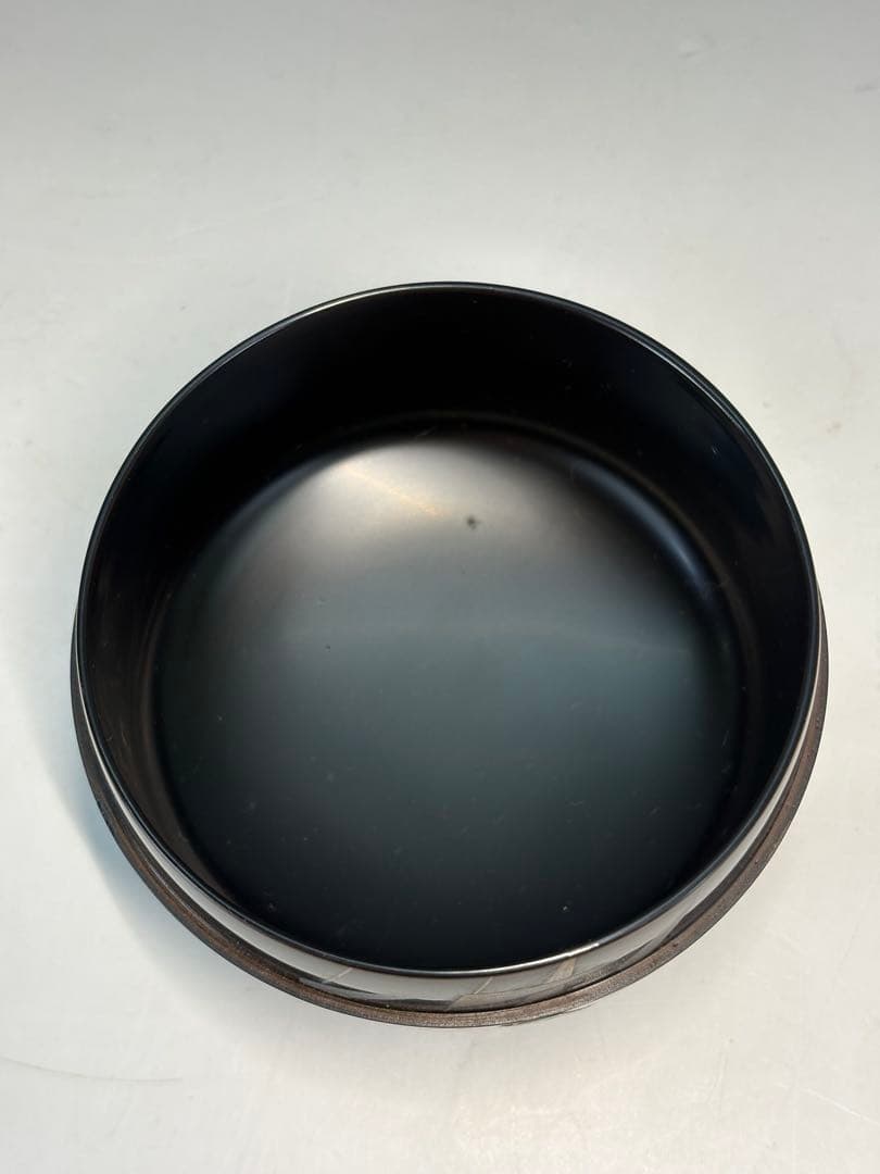 【中古品】秋峰造？輪島塗　月に雁蒔絵平棗