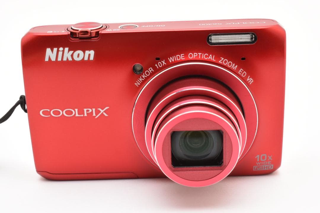 【美品】NIkon COOLPIX S6300 アーバンレッド　動作確認済