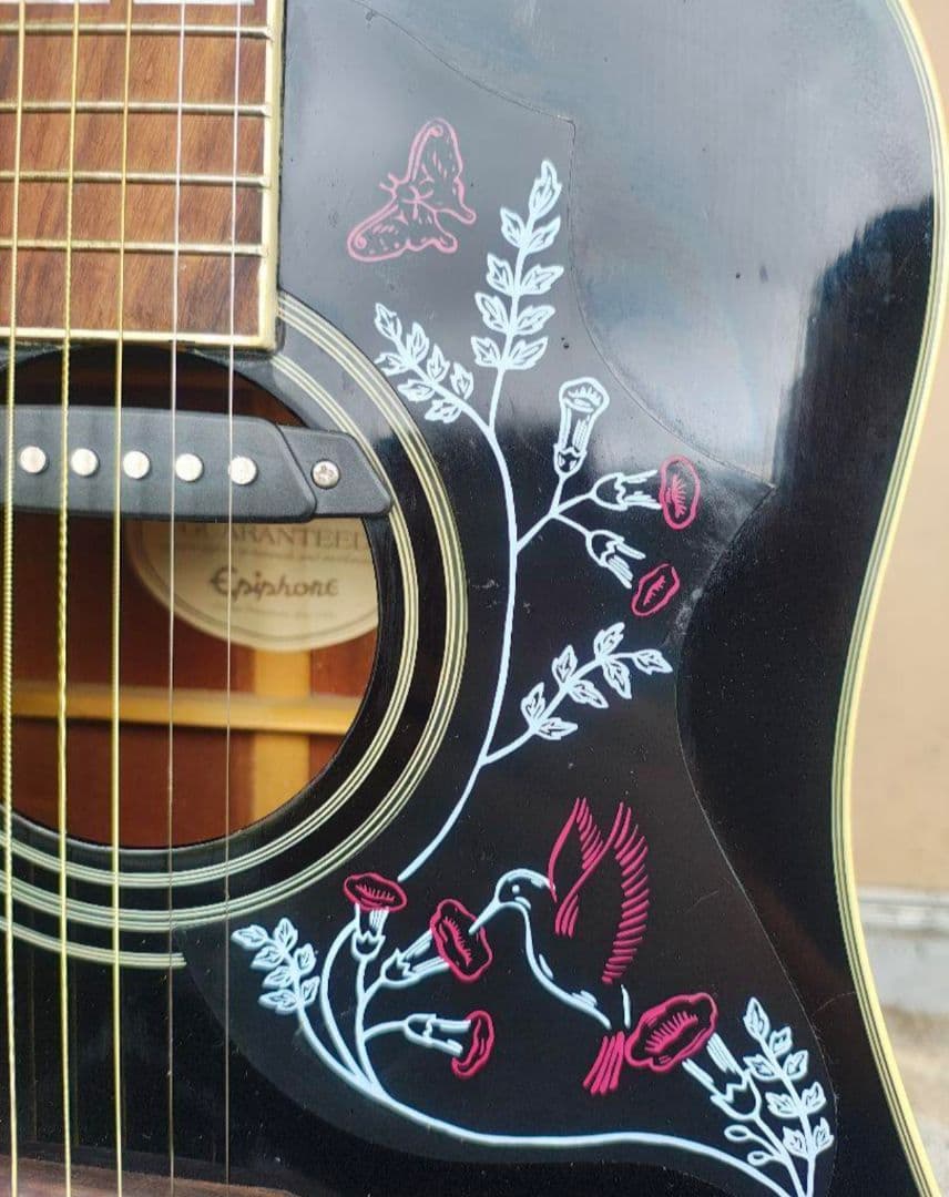 美品 Epiphone　Hummingbird Artist Wピックアップ付