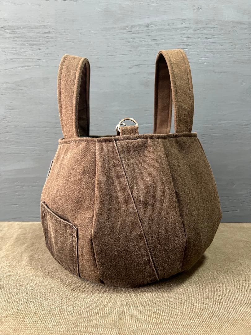 にさおりページ バルーンバッグ ころりんバッグ 旅行バッグ ハンドメイド