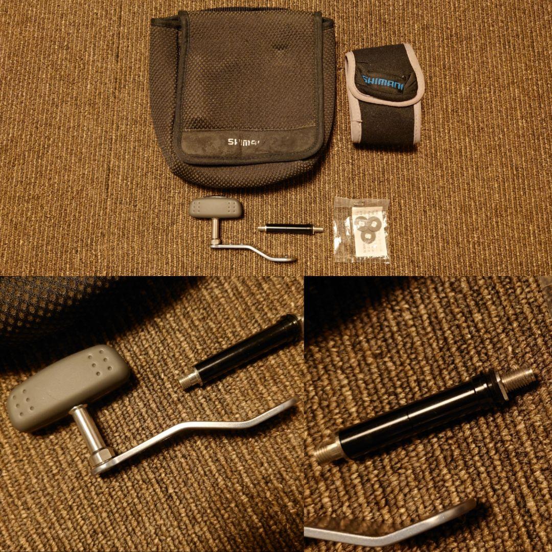 超美品シマノ03スーパーエアロ テクニウムMg 夢屋04スプール 右ハンドル軸付