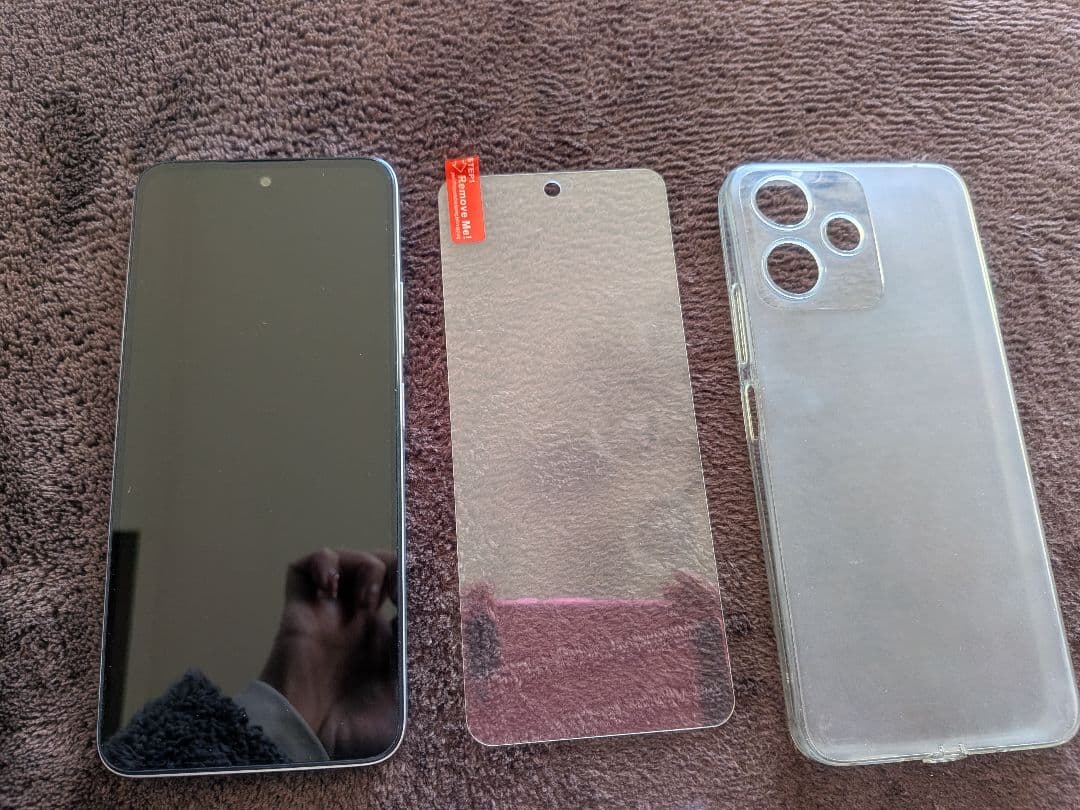 Redmi 12 5G ブラック + GLASS screen pro1枚
