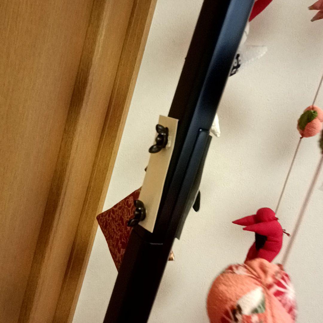 つるし雛　雛祭り飾り 赤色の花柄傘型