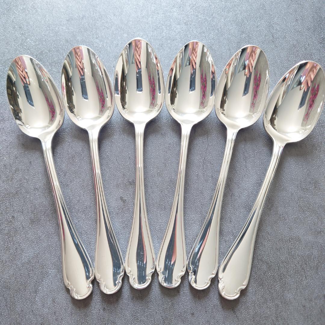 希少 美品 クリストフル ポンパドール ケーキフォーク コーヒースプーン 12点