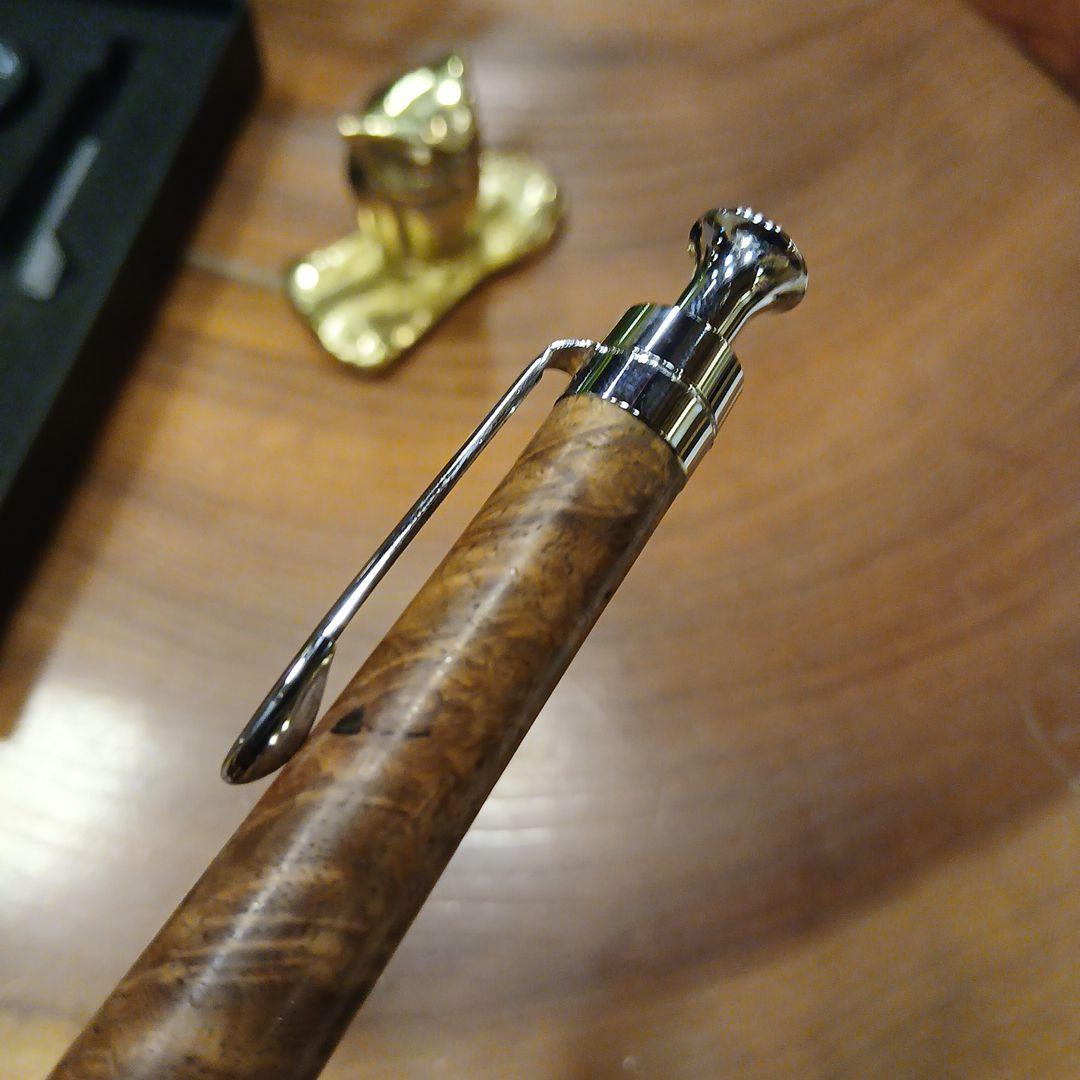 こぶた工房シャーペン花梨瘤杢0.5mm