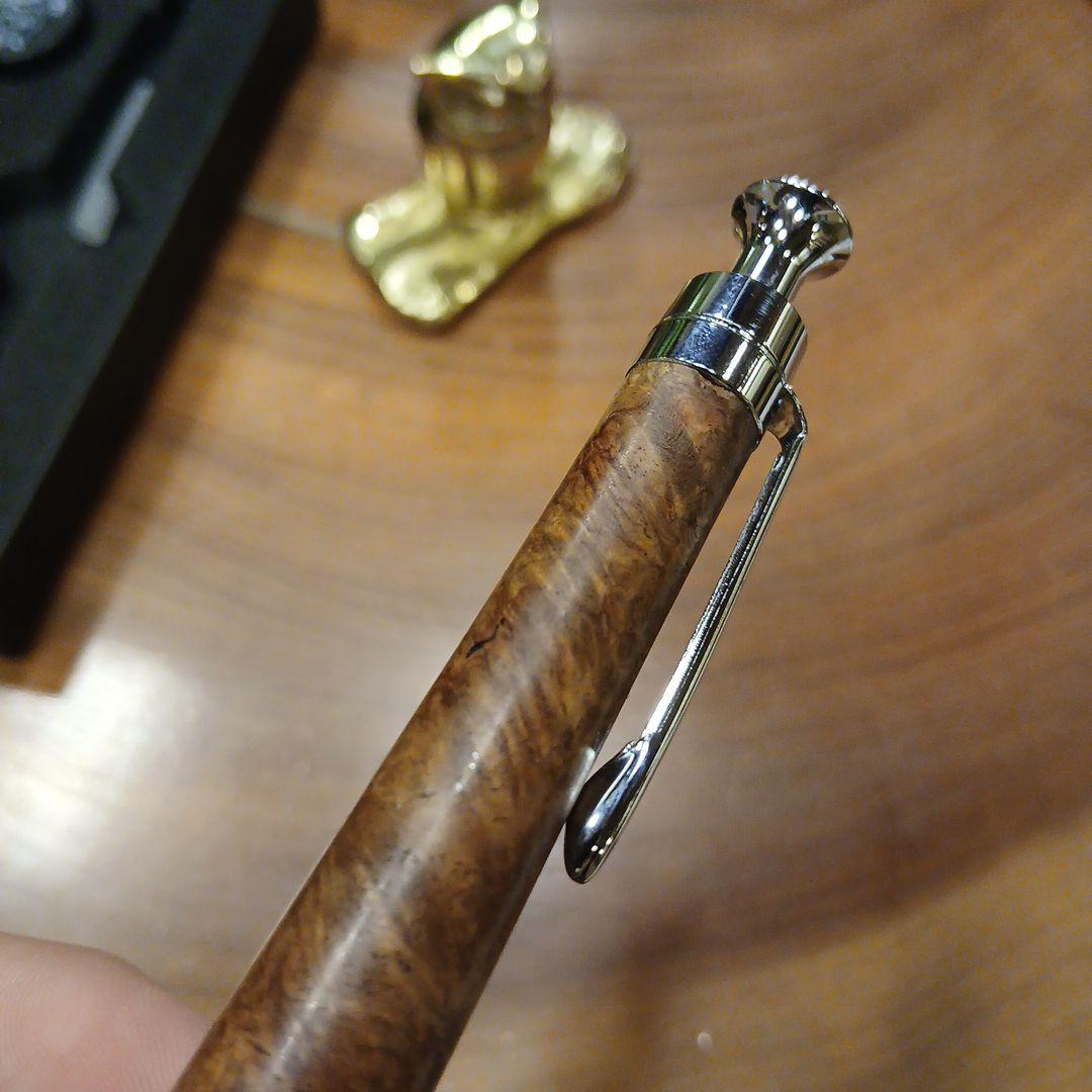 こぶた工房シャーペン花梨瘤杢0.5mm