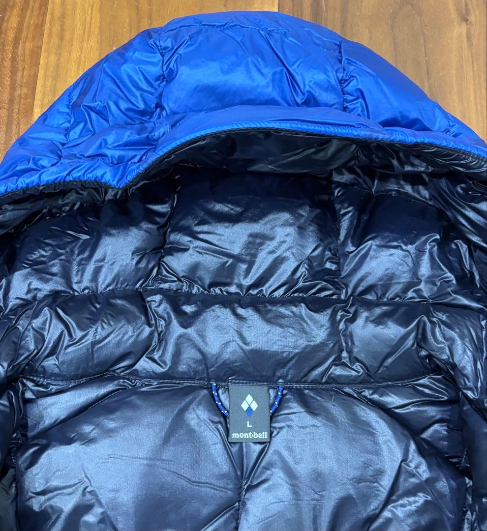 【完売モデル】新品 モンベル スペリオダウン パーカ Men's L ネイビー