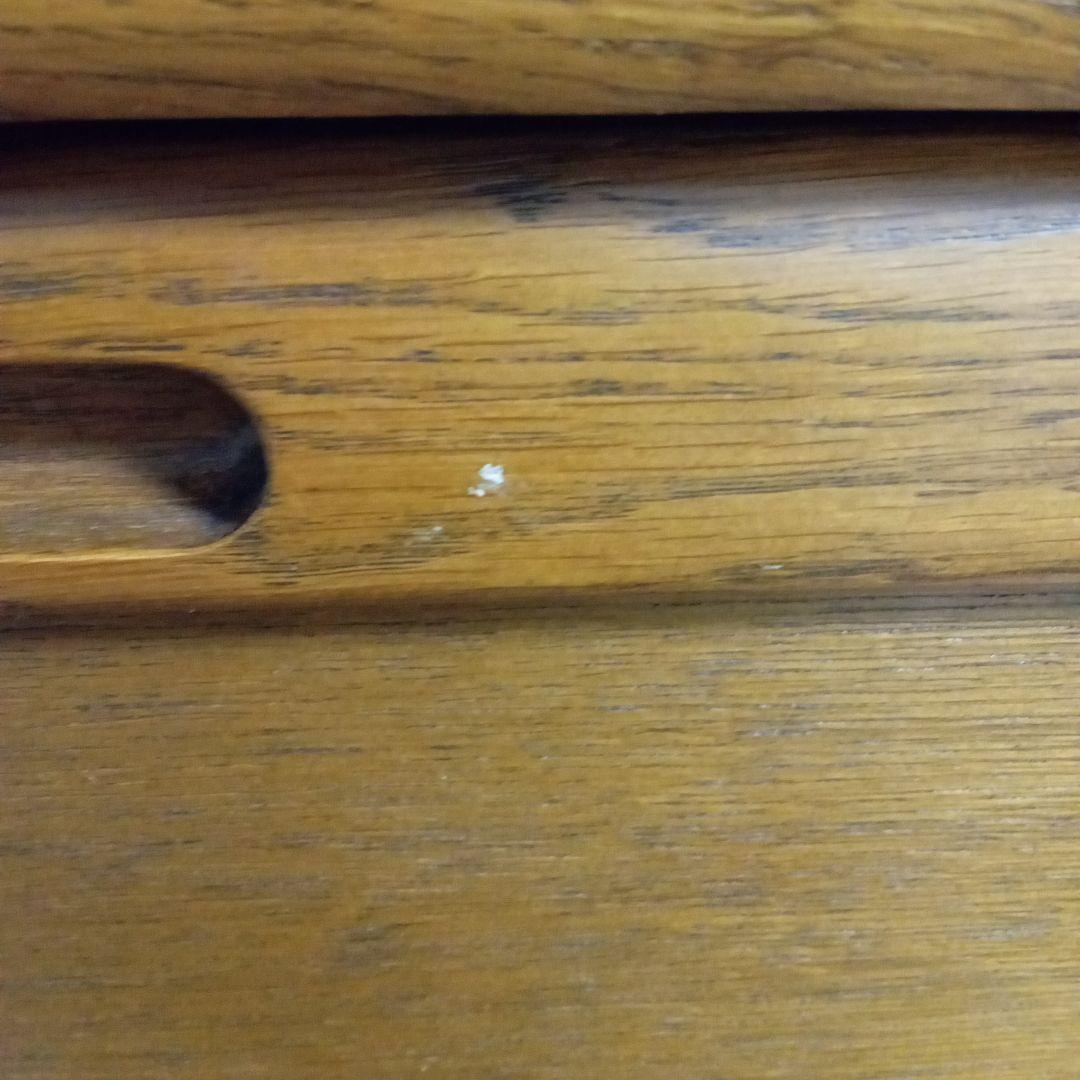 木製学習机 ブラウン 収納付き　おしゃれ　レトロ　ライティングビューロー