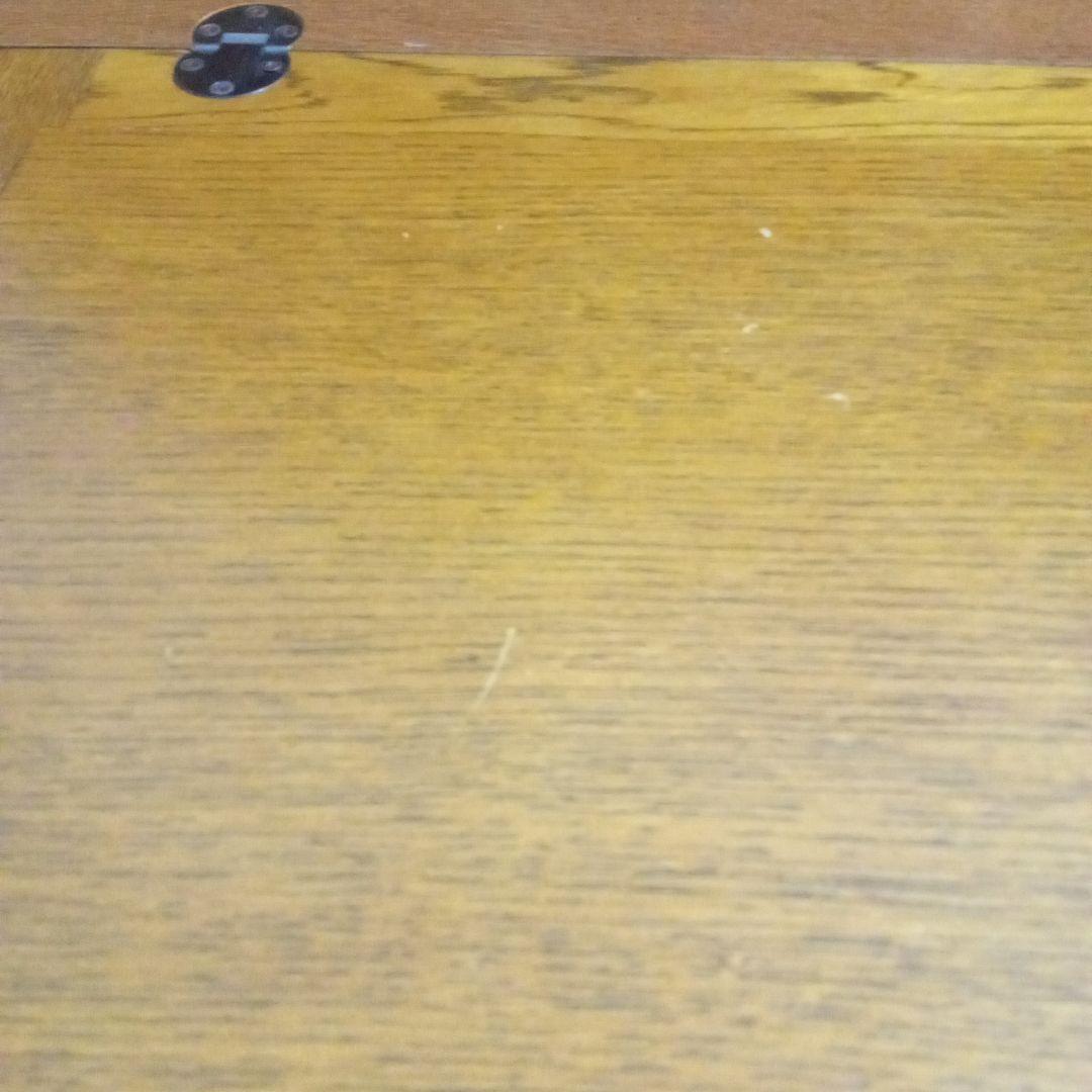 木製学習机 ブラウン 収納付き　おしゃれ　レトロ　ライティングビューロー