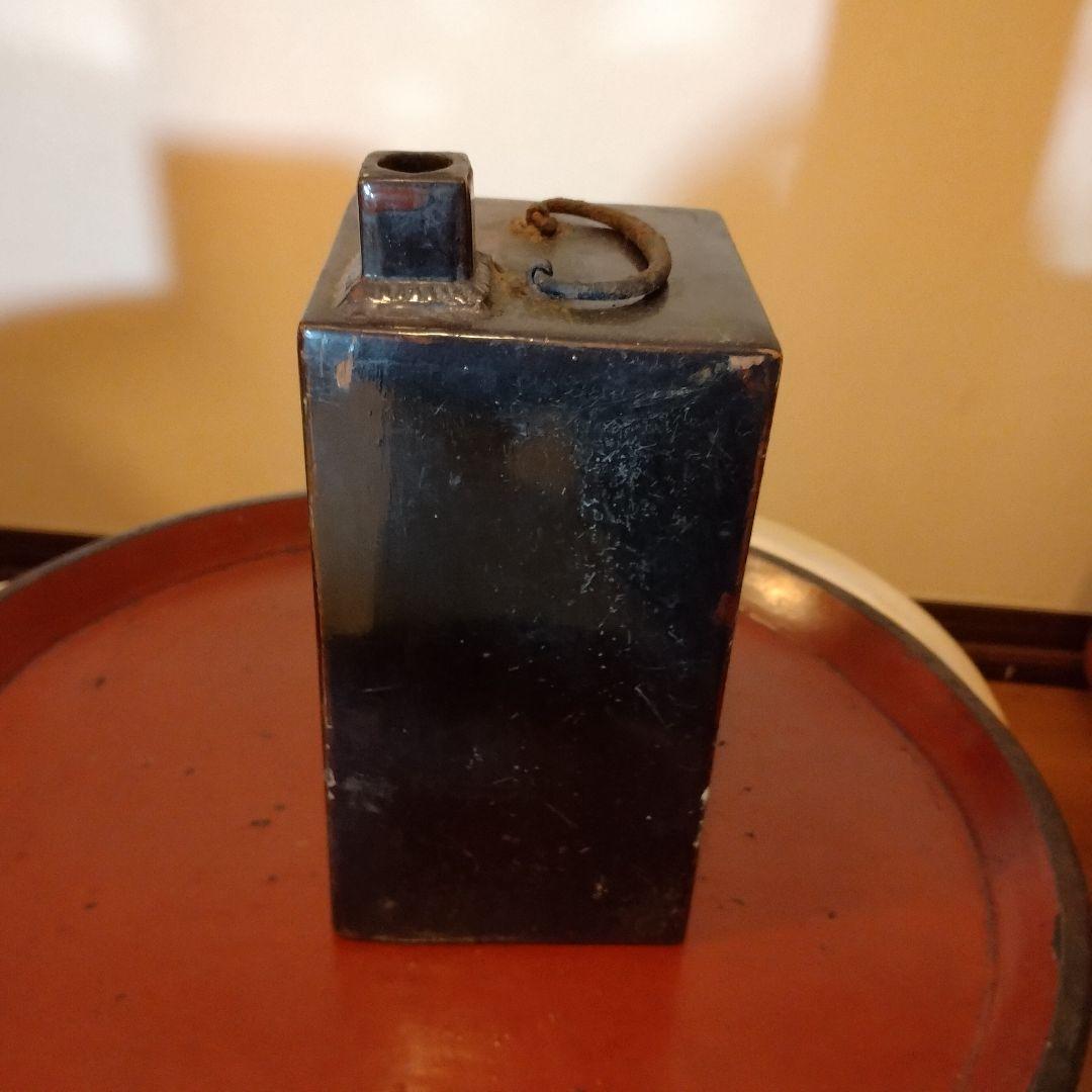 江戸時代　木製漆塗　酒器　水柱