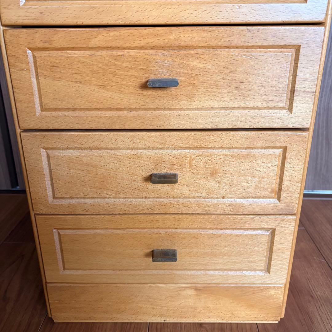 Karimoku カリモク チェスト オールド家具 引出し7段 木製　引き出し