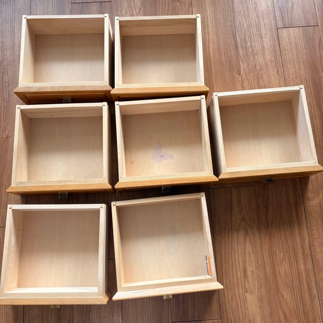 Karimoku カリモク チェスト オールド家具 引出し7段 木製　引き出し