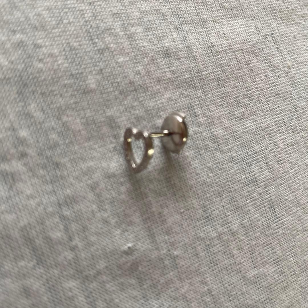 専用　箱付き　ティファニー　プラチナ　センチメンタルハートダイヤモンドピアス片耳