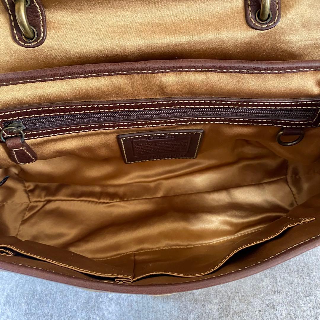 極美品　COACH ソーホー トート　ワンショルダーバッグ レオパード　ハラコ