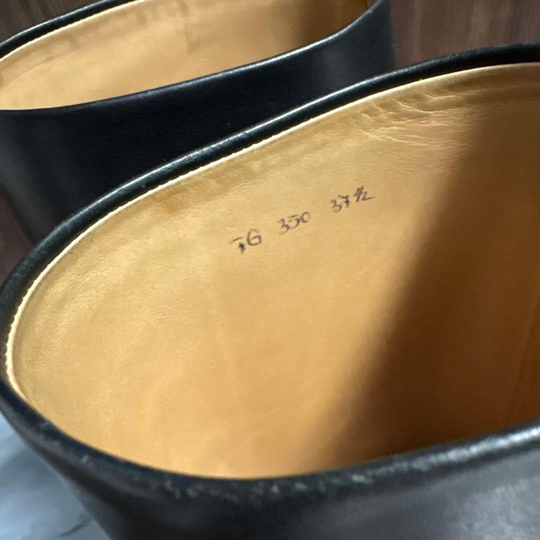 フラテッリジャコメッティ ロングブーツ 37.5 ブラック 24cm