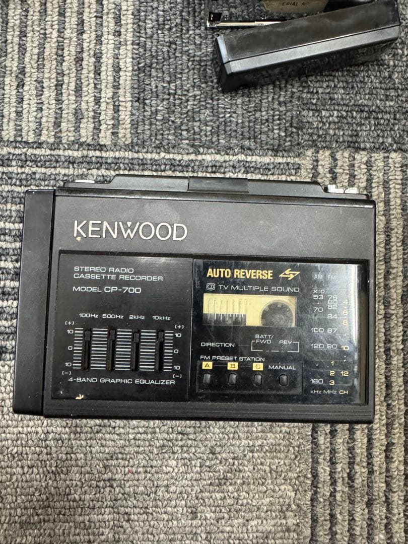 KENWOOD cp-700 SONY wm-103カセットプレーヤー ジャンク