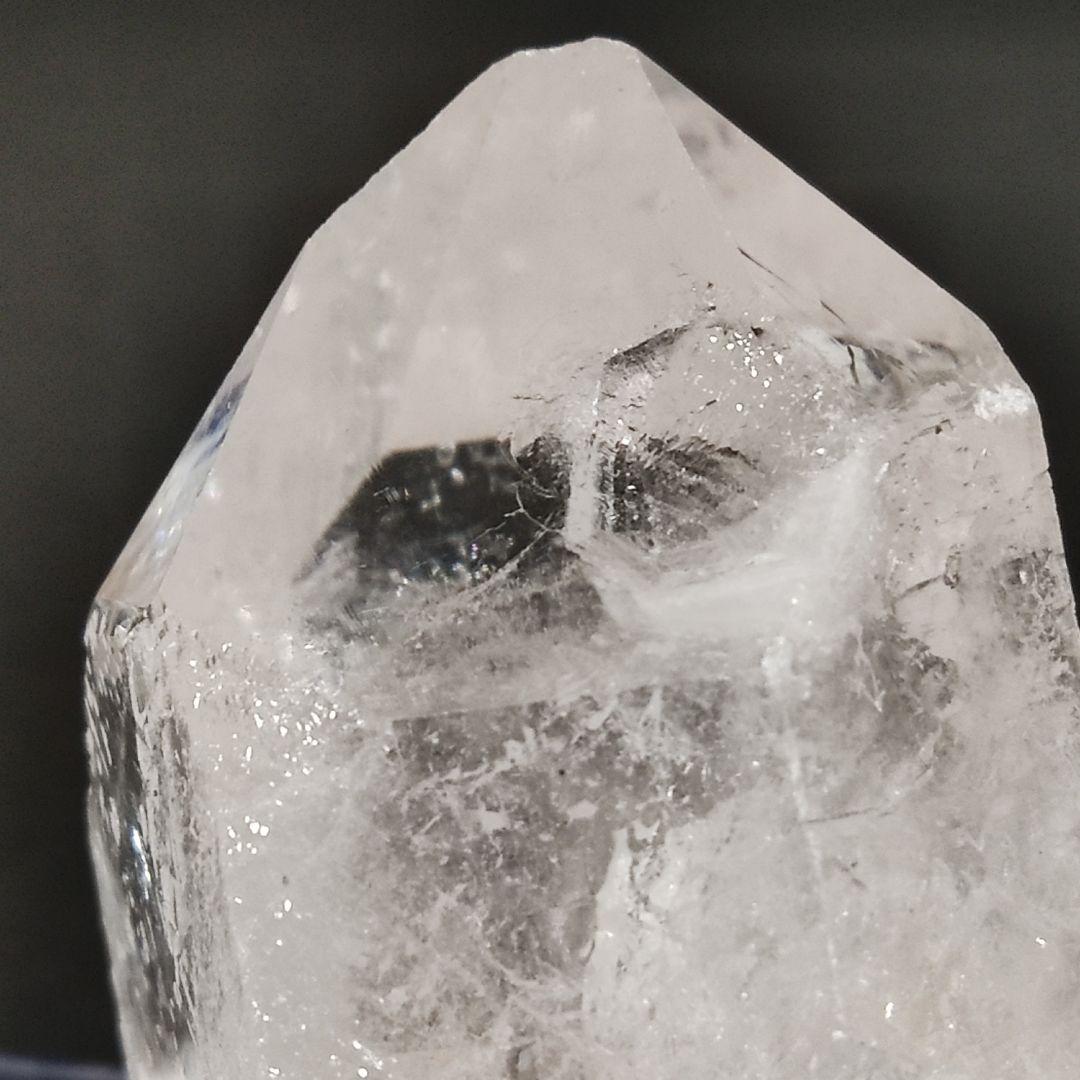 パワーストーン　天然石　レコードキーパー入り水晶　原石　152g　No.169