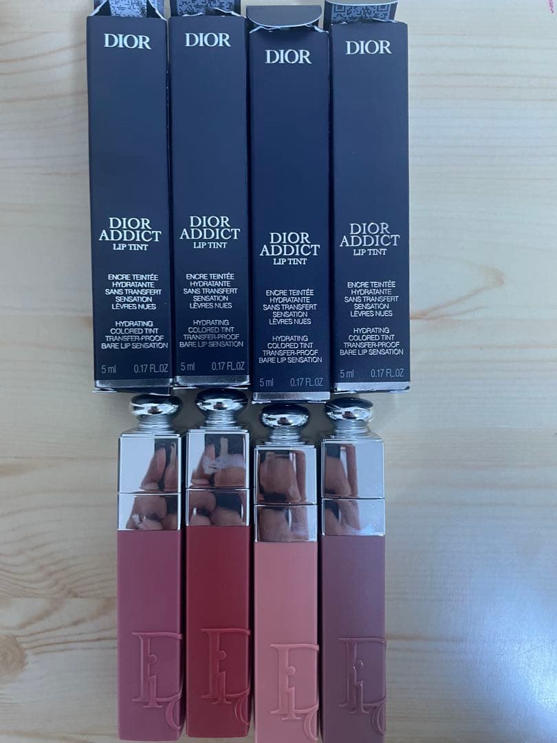 Dior Addict Lip Tint ディオールアディクトリップティント4本