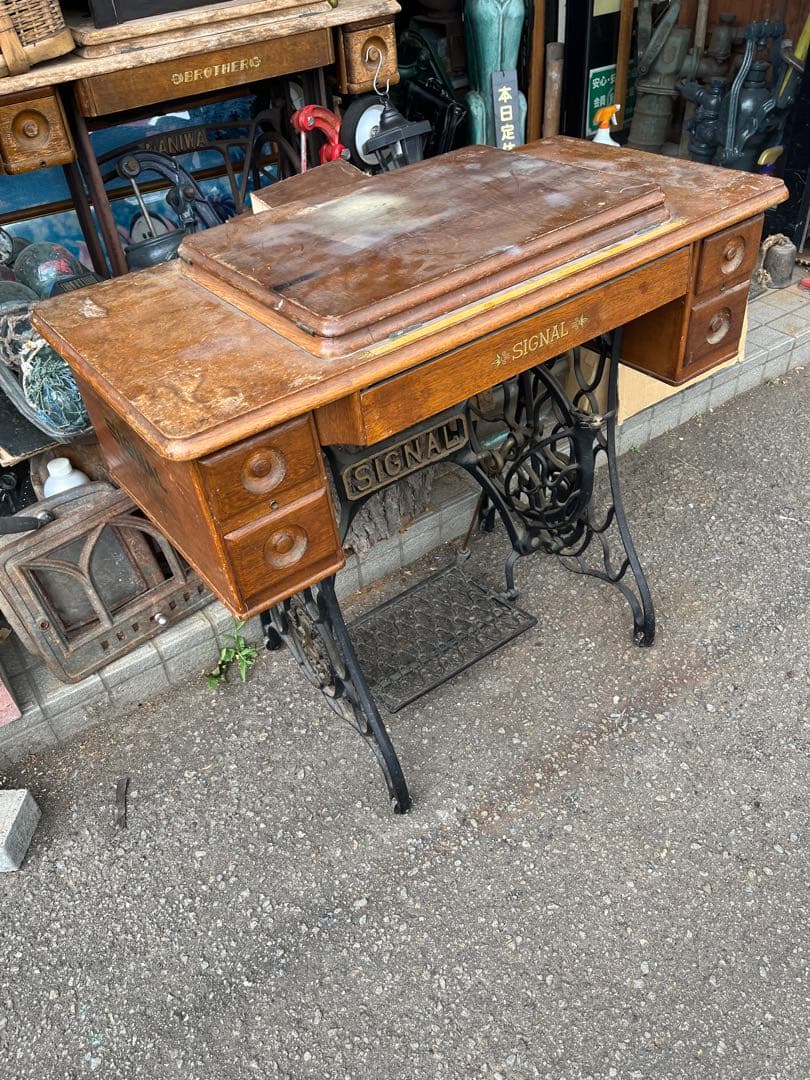 ミシン引き出し4個付き天板 ミシン天板 ミシンテーブル インテリアテーブル