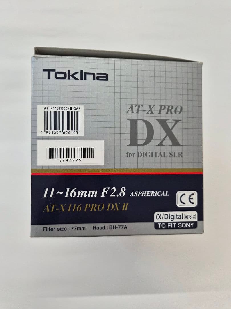 レンズ(単焦点) Tokina AT-X 116 PRO DX II 11-16mm F2.8