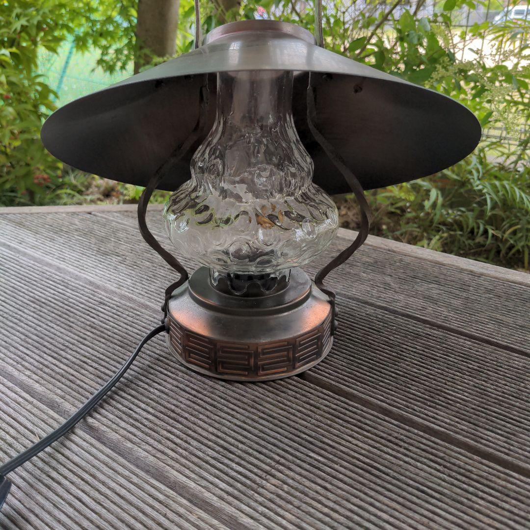 アンティークランプ　昭和レトロランプ　古道具