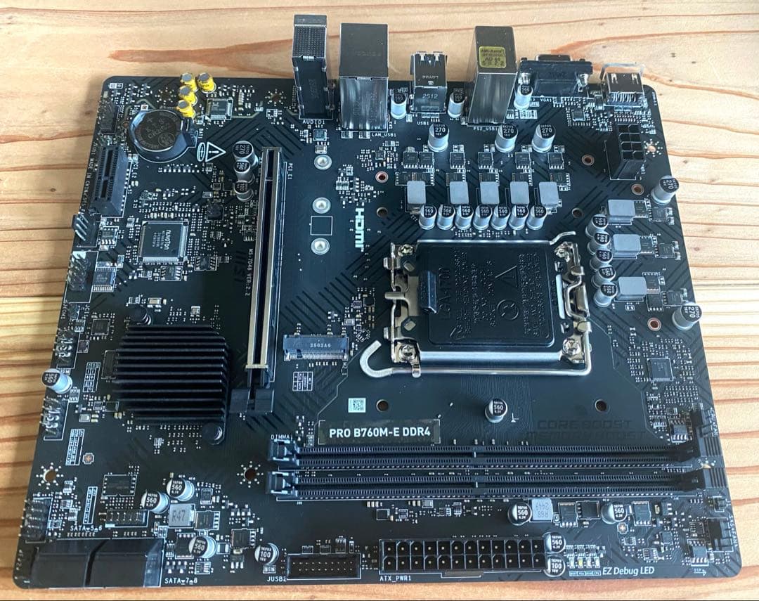 【新品】MSI PRO B760M-E DDR4 マザーボード