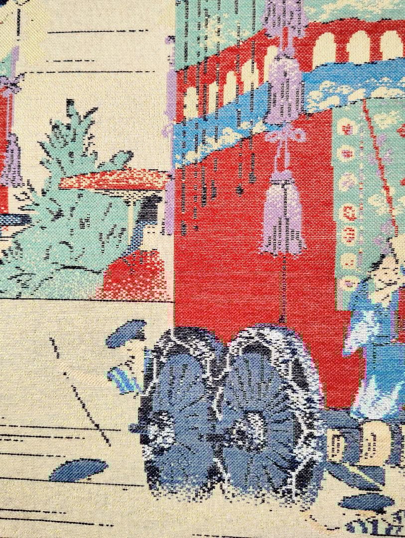 タペストリー　瀧村美術織物　「祇園祭」