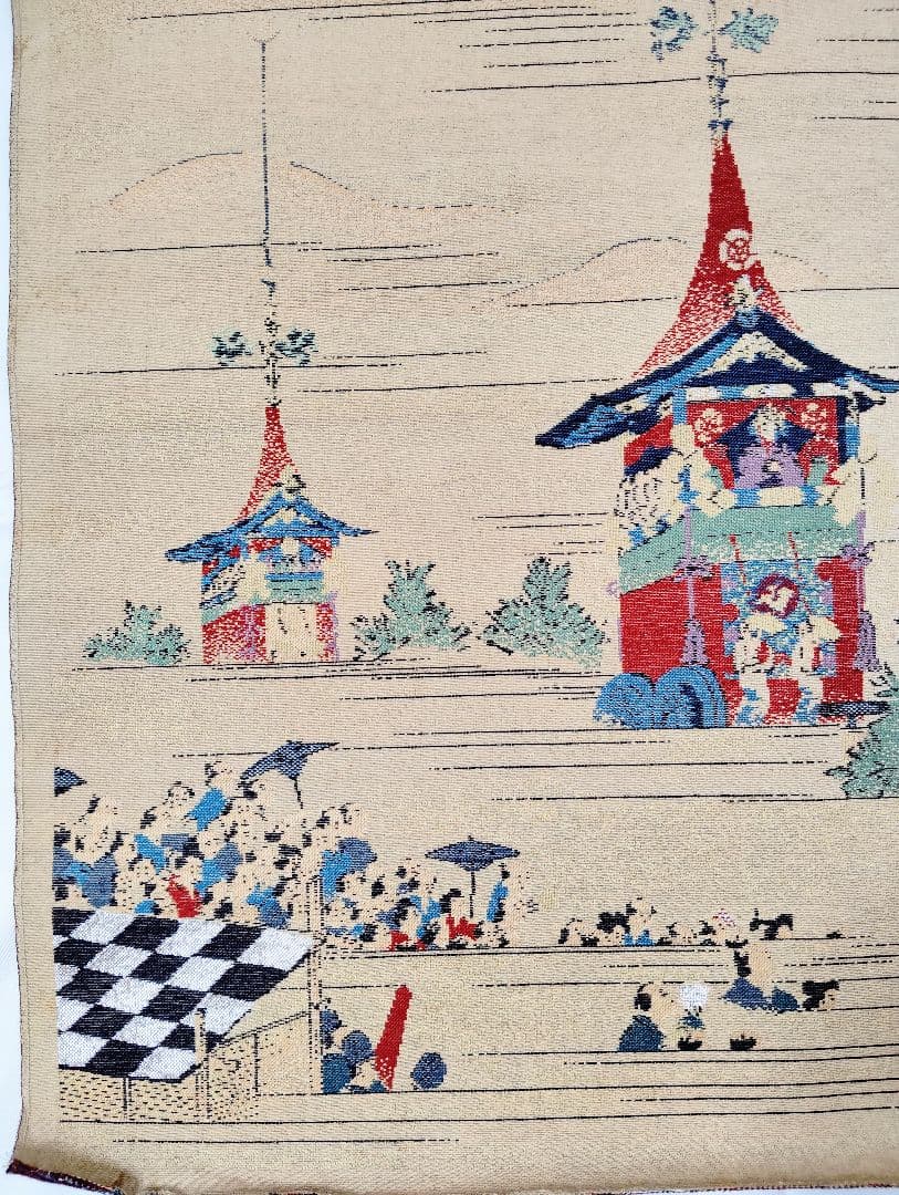 タペストリー　瀧村美術織物　「祇園祭」